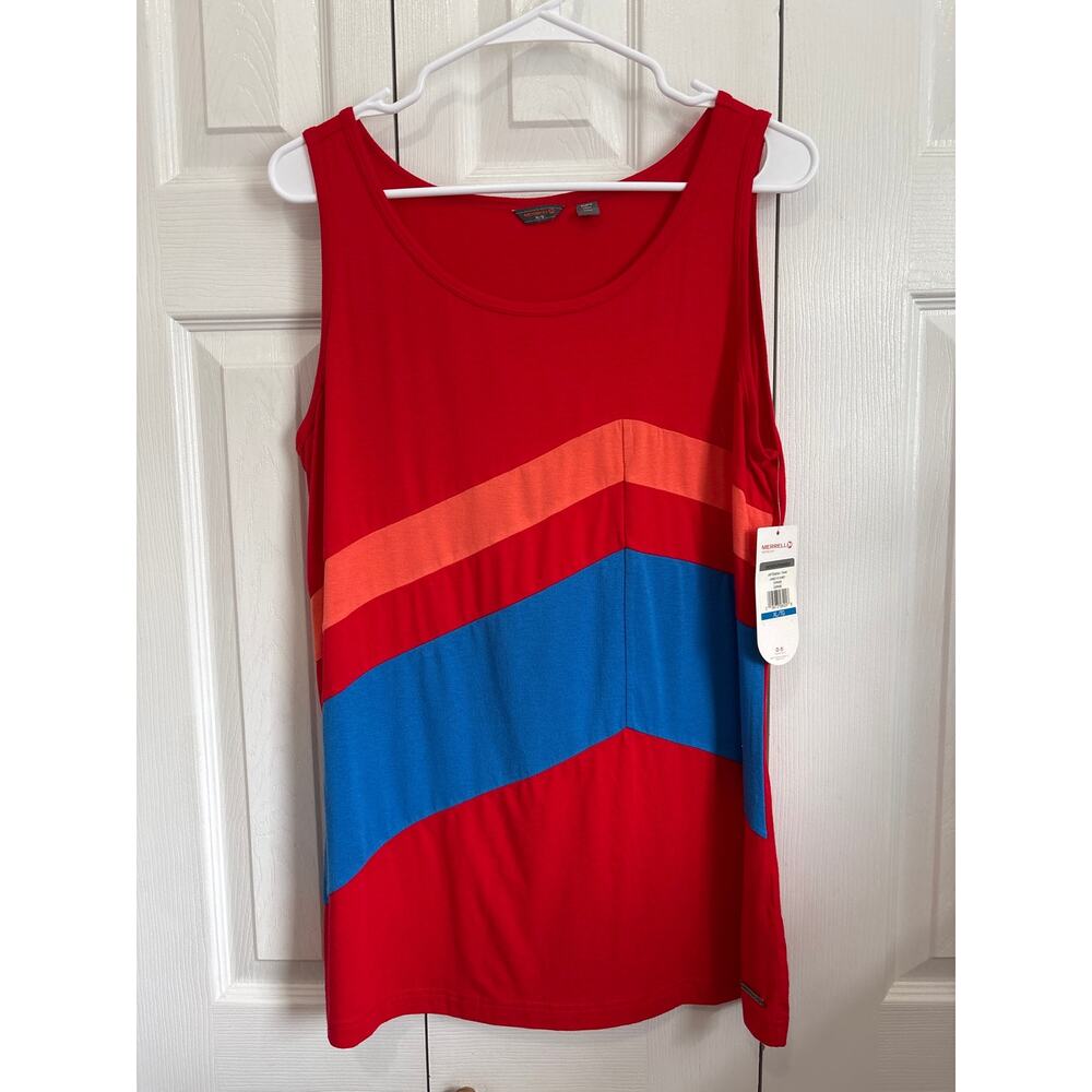Merrell NWT Red Colorblock Artemesia Tank XL